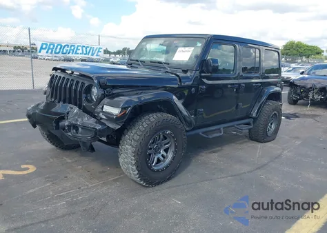 2021 Jeep Wrangler Unlimited High Altitude 4X4 z USA, uszkodzony, nr VIN 1C4HJXEMXMW815510